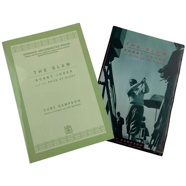2005 The Slam: Bobby Jones and the Price of Glory Advance Proof Edition by Curt Sampson
