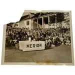 1930 Bobby Jones Grand Slam US Amateur at Merion Trophy Ceremony Original Photo by Underwood and Underwood