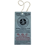 Tiger Woods First PGA Tournament 1992 Nissan LA Open Full Debut Ticket #10192