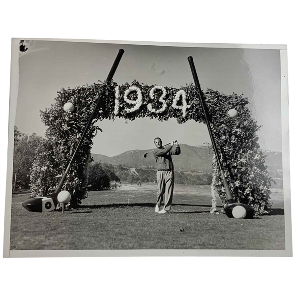 1933 Craig Wood Pasadena Open Golf Championship Vintage Acme Newspictures Press Photograph