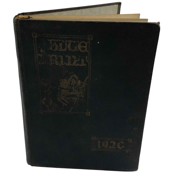 1920 Bobby Jones Georgia Tech “The Blue Print” Sophomore Yearbook