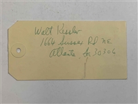Bobby Jones Signed 1967 Shell's Wonderful World of Golf Peachtree Golf Club Gate Pass Ticket JSA ALOA