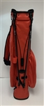 Pebble Beach Golf Links Embroidered Red Titleist Golf Stand Bag - Excellent Condition