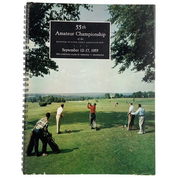 1955 US Amateur at The Country Club of Virginia Program - Nicklaus US Am Debut