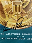 Arnold Palmer Twice Signed 1954 USGA Amateur Championship Program JSA ALOA