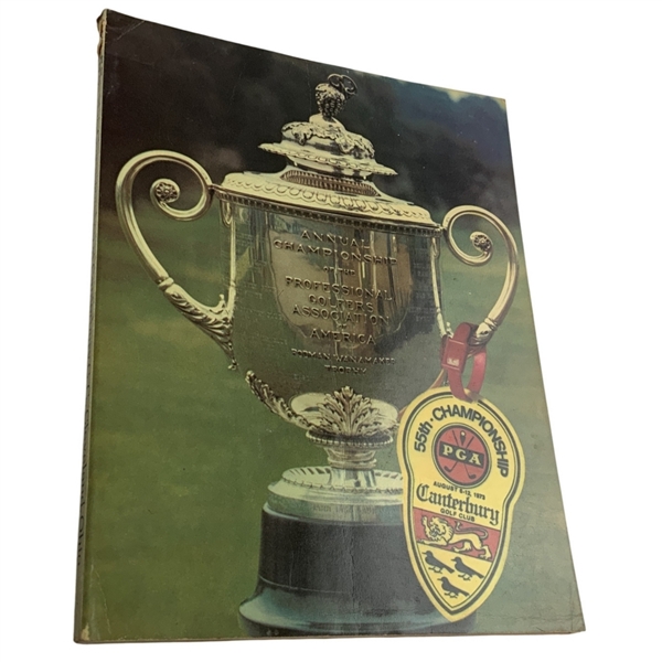 1973 PGA Championship Official Program 55th Annual Canterbury Golf Club