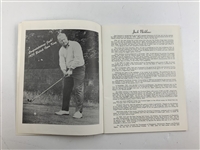 1970 Fourth Annual Pro Golf Exhibition Program Featuring Jack Nicklaus and Arnold Palmer