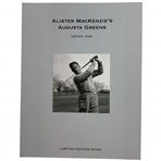 Limited Edition Alister MacKenzie Augusta Greens Facsimile Plans Book 8 of 100