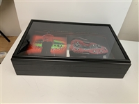 Tiger Woods Signed Nike SP 8 TW Tour Golf Shoe Extremely Ltd Ed /25 Display UDA Shadowbox