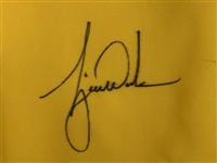 Tiger Woods Signed 2006 Open Championship at Royal Liverpool Tournament Flown Used Hole 1 Flag JSA #YY48961