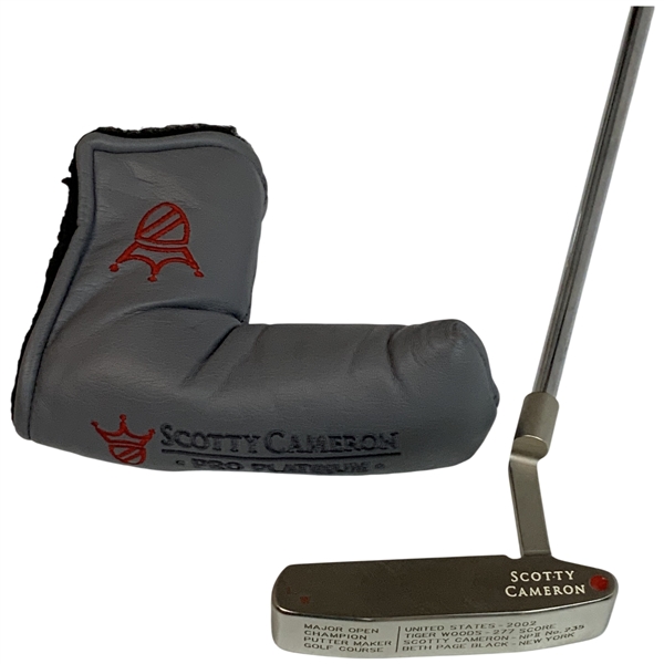 Titleist Scotty Cameron 2002 US Open Tiger Woods Commemorative Newport II No. 235 Putter