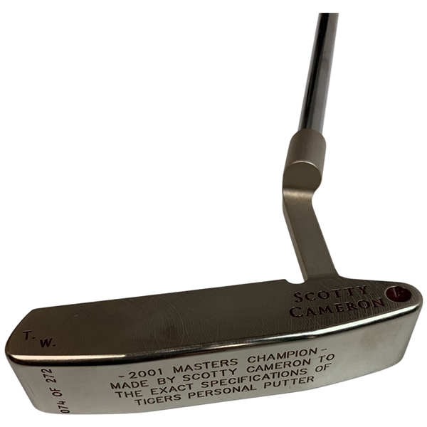 Titleist Scotty Cameron 2001 Masters Champion Tiger Woods Limited Edition Putter 074 of 272