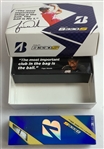 Tiger Woods Signed Bridgestone Tour B330S Promotional Golf Ball Box w/Three Golf Balls JSA ALOA