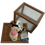 Tiger Woods Signed Disney Tigger Plush Golf Club Head Cover with 1997 Disney Oldsmobile Golf Classic Ticket and Display Case JSA ALOA