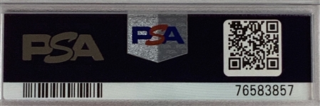 2005 Open Championship at St Andrews Scorer Low #000020 Badge - Tiger Woods 10th Major Win PSA NM 7 - Pop 1