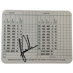 Tiger Woods Signed Augusta National Golf Club Scorecard JSA #YY12127
