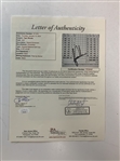 Tiger Woods Signed Augusta National Golf Club Scorecard JSA #YY12127