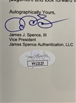 Tiger Woods Signed Augusta National Golf Club Scorecard JSA #YY12127