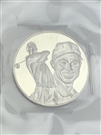 US 1997 Franklin Mint Tiger Woods Masters Sterling .925 Silver Medal #42 BGS 10