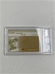 2001 Upper Deck SP Authentic Preview Gold Tiger Woods Serial Numbered 161/250 Rookie Card PSA 9 Mint