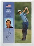 Tiger Woods Signed 1995 Open Championship at St. Andrews Program Page - Open Debut! JSA ALOA
