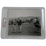 1926 Bobby Jones British Amateur Original PSA Type I Photo by Underwood & Underwood w/ Foe Andrew Jamieson Jr.