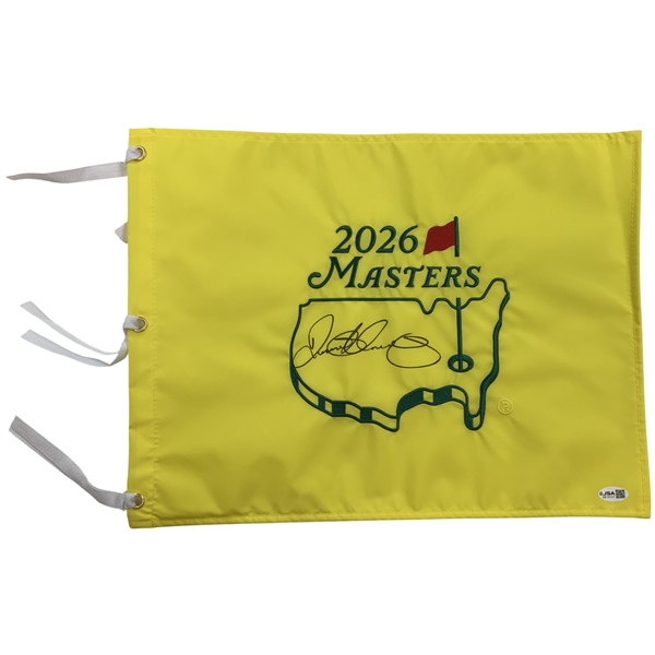 Rory McIlroy Signed 2026 Masters Tournament Embroidered Flag JSA #BA14127