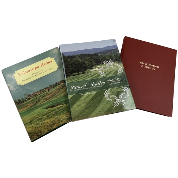 Three Golf Club and Local History Volumes, 1988-2008 (DJ)