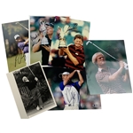 A Lot of 6 Signed Professional Golf Photographs Featuring Major Champions JSA ALOA