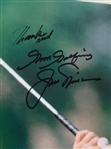 A Lot of 6 Signed Professional Golf Photographs Featuring Major Champions JSA ALOA