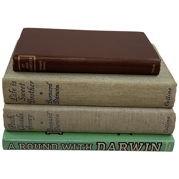 Darwin, Bernard. A Collection of Volumes by Bernard Darwin. Various Publishers, 1940-1984. (DJ)
