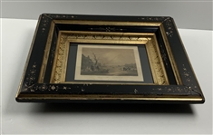 Albert Henry Payne after Adriaen van Ostade, Dutch Winter Scene Steel Engraving
