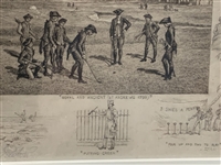 Frank Paton Signed Golf Etching Royal and Ancient St Andrews 1798 Published 1894