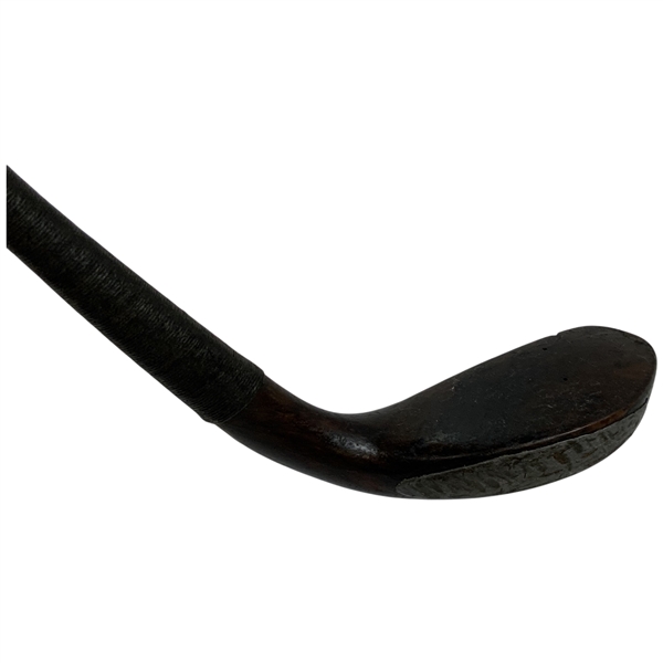 R. Forgan and Son St Andrews Antique Long Nose Splice Neck Wooden Golf Club