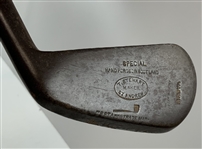 Set of 6 Tom Stewart St. Andrews Hickory Shafted Antique Golf Irons