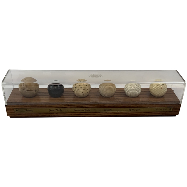 Classic Craftsmen Evolution of the Golf Ball Display Set