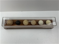Classic Craftsmen Evolution of the Golf Ball Display Set