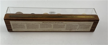 Classic Craftsmen Evolution of the Golf Ball Display Set
