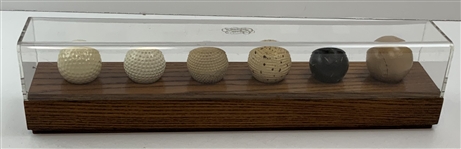 Classic Craftsmen Evolution of the Golf Ball Display Set