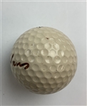 Jack Nicklaus Signed Personal Used Tour Balata 392 Golf Ball JSA ALOA