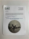 Jack Nicklaus Signed c.1970's Personal Used MacGregor Tourney 100 'Jack Nicklaus J' Golf Ball JSA ALOA