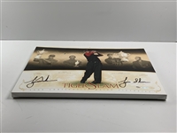 Tiger Woods Signed Tiger Slam Canvas Inscribed w/ 'Tiger Slam' LTD ED #44/50 UDA COA