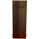 Tiger Woods Limited Edition Titleist Replica Forged Iron Set 21 of 50 w/ Display Cabinet & COA