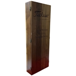 Tiger Woods Limited Edition Titleist Replica Forged Iron Set 21 of 50 w/ Display Cabinet & COA