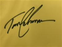 Tom Lehman Signed 2010 Senior PGA Championship at Colorado GC Flag JSA ALOA