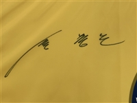 Y.E. Yang Signed 2009 PGA Championship at Hazeltine Flag JSA ALOA
