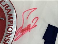 Fuzzy Zoeller Signed 2002 Senior PGA Championship Hole 18 Flag Firestone CC JSA ALOA