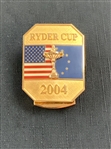 2004 Ryder Cup Commemorative Enameled Money Clip in Drawstring Bag