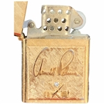Arnold Palmer 14K Gold Plated Florentine Pocket Lighter