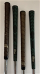 Set of Four Palmer Peerless Chattanooga Densitized Persimmon Wood Golf Clubs